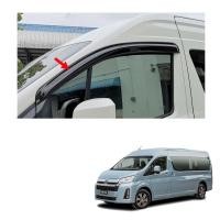 ราคา กันสาดข้างประตู (เล็ก) ดำ 2 ชิ้น สำหรับ โตโยต้า Toyota ไฮเอช คอมมิวเตอร์ Commuter รถตู้ Van ปี 2019 - 2021 (6438730772)