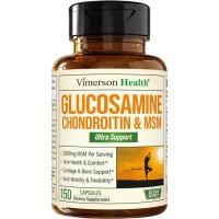 ราคา Glucosamine Chondroitin MSM Joint Support กลูโคซามีนซัลเฟต 1500 มก. พร้อม Nourishing Chondroitin Sulfate Complex - MSM เพื่อสุขภาพข้อต่อระดับพรีเมียมสําหรับ an (46401435898)