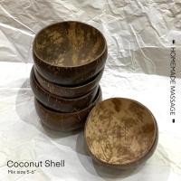 ราคา ขันกะลามะพร้าวคละไซส์ 4.5-5.5” (Coconut shell) (22133257451)