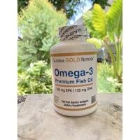 ราคา ถูกที่สุด !! 100 Softgels น้ำมันปลา fish oil Omega-3 premium Capifornia Gold #ถูกที่สุด (11877324511)