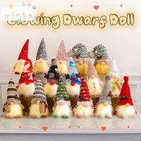 ราคา WINTE ตุ๊กตาคนแคระไร้หน้า, ตุ๊กตาคนแคระเรืองแสง Sled Elf, พร้อมไฟ LED 2024 คริสต์มาส 28 ซม. Gnome ตุ๊กตาตกแต่งบ้าน (43076850510)