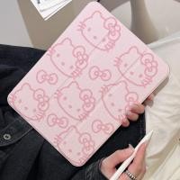 ราคา hello kitty เคสไอแพด air7 air4/5/6 pro11 2022 2024 three-fold acrylic iPad case mini6/7 เคส ipad gen11 gen5/6/7/8/9/10 (27784883404)