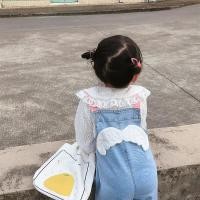 ราคา ชุดเอี๊ยมสำหรับเด็กผู้หญิง กางเกงยีนส์สำหรับเด็กผู้หญิง ฤดูใบไม้ผลิและฤดูใบไม้ร่วง กางเกงขายาวแบบสบายสำหรับเด็ก ขายส่ง (27330294668)