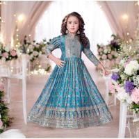 ราคา **พร้อมส่ง** Girl Gown ชุดเดรส ชุดออกงานสำหรับเด็กหญิง ชุดอินเดีย เด็กอินเดีย (28103670265)