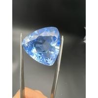 ราคา ROYAL Blue Topaz 56 กะรัต ( CARATS)25x25 มิลลิเมตรMM..(1 เม็ด) สี บลูโทพาส พลอย BLUE TOPAZ CULTURE STONE (43978089136)