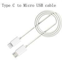 ราคา สายชาร์จ type c to micro usb ยาว 1 เมตร มีสีขาว และ สีดำ (43913554515)