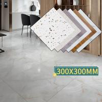 ราคา （ซุปเปอร์กันน้ำ/กันลื่น）กระเบื้องปูพื้น กระเบื้องปูพื้นห้องน้ํา พื้นห้องนอน กระเบื้องยางลายไม้ 30X30cm (24308978916)