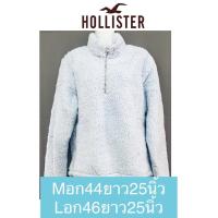 ราคา HOLLISTERเสื้อ sweater ผ้าขนแกะทั้งตัวนุ่มมากตรงคอเป็นซิปมีโลโก้น่ารักมาก สินค้าของแท้100%เลือกใส่หลวม (4371708692)