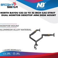 ราคา NB North Bayou G32gas Strut Dual Monitor Desktop Arm Desk Mount (22-32") (23743462345)