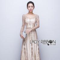 ราคา Maxi Dress LadyRibbon เดรสผ้าทูลเลแต่งเลื่อมกลิตเตอร์สีทองสุดหรู เดรสออกงาน เดรสงานป้าย ทั้งตัวเป็นผ้าทูลเลโปร่ง (1539595142)
