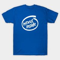 ราคา เสื้อยืด Vintage Nexus Inside! T-Shirt แท้ Cotton 100% ดับกลิ่น+ต้านเชื้อ S-5XL สวยๆ oversize สีขาว (42215158650)