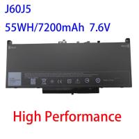 ราคา 55Wh 242WD 7.6V แบตเตอรี่แล็ปท็อปสำหรับ Dell Latitude E7270 E7470 7270 7470 Series J6OJ5 J60J5 Fit Notebook ยี่ห้อใหม่ (29603199388)