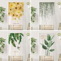 ราคา พืชสีเขียวสดผ้าม่านประตูห้องนอนพาร์ทิชันห้องน้ําผ้าม่านห้องครัวพรุน-ฟรีปิดกั้นผ้าผ้าม่านสั้นผ้าม่านแขวนผ้าม่าน (28951431013)