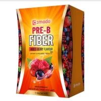 ราคา Amado Pre B Fiber อมาโด้ พรี บี ไฟเบอร์ (1กล่อง บรรจุ 5 ซอง) (20077613452)