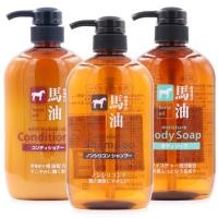 ราคา แชมพู ครีมนวดผม และ ครีมอาบน้ำ น้ำมันม้า KUMANO Horse Oil (Made in Japan แท้ %) (10316483814)
