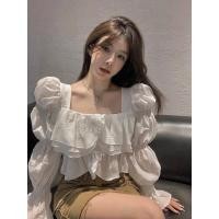 ราคา เสื้อเชิ้ตแขนตุ๊กตา เสื้อเชิ้ตเกาหลี เชิ้ตแขนยาว (21153978109)