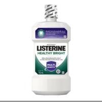 ราคา Listerine Mouthwash Healthy Bright ลิสเตอรีน เฮลตี้ ไบรท์ น้ำยาบ้วนปาก ป้องกันฟันผุ ดูแลช่องปาก750มล (42010610411)