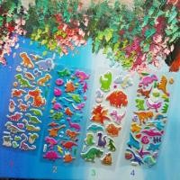 ราคา สติ๊กเกอร์ตัวนูนลายไดโนเสาร์ Dinosaurs stickers (791387704)