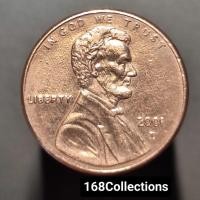 ราคา เหรียญเก่าสะสมลินคอล์น 1 เซ็นต์ ปี ค.ศ.2001 "D"(พ.ศ.2544) ผ่านใช้ (29825403681)