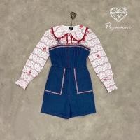 ราคา เอี๊ยมยีนส์ จั๊มสูทยีนส์ Pisamai (กางเกงขาสั้น) (16954421612)