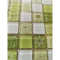 ราคา โมเสคแก้วGl glass blend Flora 12"x12"Cottoคละสีอ่อนเข้มใข้ตกแต่งผนัง (24484531831)