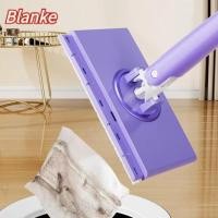 ราคา BLANKE No Wash Lazy Mops, Snap-Grip เปียกและแห้งใช้ Clever Mini Mop, เครื่องมือทําความสะอาดบ้านเปลี่ยนผ้าอัตโนมัติที่สะดวก ม็อบดันฝุ่นแบบใช้แล้วทิ้ง (44077558104)