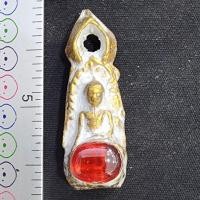 ราคา พระรอดเนื้อชินทอง ติดเม็ดพระธาตุ (หลังมีอักขระ) กรุดอยไซ (40507541445)