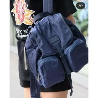 ราคา Gucci Guccissima Blue Nylon Backpack (9438107991)