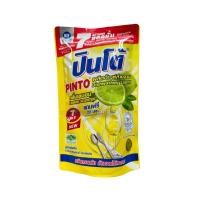 ราคา Pinto ปินโต ผลิตภัณฑ์ล้างจาน น้ำยาล้างจาน กลิ่นเลมอน ขจัดคราบมัน ถุงเติม 420 ml. (28502051581)