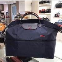 ราคา 7.7 SALE LONGCHAMP LE PLIAGE CLUB TRAVEL BAG EXPANDABLE สี Navy (6407289691)