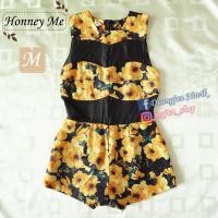 ราคา โล๊ะตู้ ส่งต่อ จั๊มสูทขาสั้น งานป้าย Honey Me (1934648896)