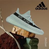 ราคา (ของแท้ 100%) adidas originals Yeezy Boost 350 V2 Salt Core Black Salt HQ2060 Low Sneakers (54553284150)