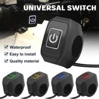 ราคา สวิตซ์เปิด-ปิด-วิ่ง ไฟสีขาว สายแฮนด์มอเตอร์ไซค์ เหมาะสำหรับมอเตอร์ไซค์ 12V (40818466263)