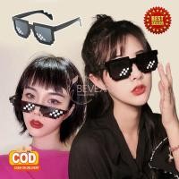 ราคา Thug Life แว่นตากันแดดสีดําผู้ใหญ่เด็กโมเสคแฟชั่นผู้หญิงผู้ชาย Swag แว่นตากันแดดขนาดเล็ก KCM14 (42205801988)