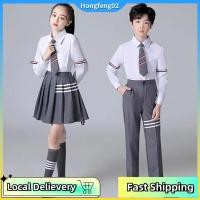 ราคา (จัดส่งในพื้นที่) ชุดนักเรียนฟรีลายเส้นสำหรับเด็กชายและเด็กหญิง สไตล์วิทยาลัย เนคไทด์เจเค (43116106796)