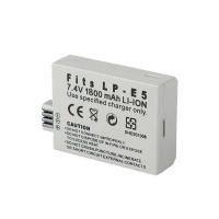 ราคา ▥ 1800Mah Lp-E5 LP E5 Lpe5 แบตเตอรี่ LED Dual Charger สําหรับ Canon EOS Xs, T1i, Rebel Xsi, 100 (42301425570)