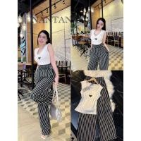 ราคา nantanaชุดเดวจบจึ้งต้องเซทนี้เลยคร่าา เสื้อทรงtopshopเข้ารูปผ้าดีมากก ติดพราด้า แมทมากับกางเกงริ้วติดโปโลสุดฮิต ทรงสวย (42956667012)