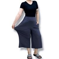 ราคา [Pant Culotte 5 Quarter] กางเกงขาบาน5ส่วนมีกระเป๋า 3XL กางเกงขายาวสาวอวบ (29510029665)