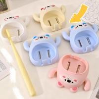 ราคา ที่ใส่แปรงสีฟันลายการ์ตูน-ชั้นวางติดผนังแบบไม่มีหมัด, ที่เก็บของสําหรับแปรงสีฟันไฟฟ้า/คู่มือแปรงสีฟันกันฝุ่นห้องน้ําจัด (55951520360)