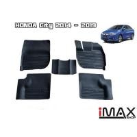 ราคา ผ้ายางรองพื้นเข้ารูปตรงรุ่น HONDA City 2014 - 2019 พรมปูพื้นรถ แผ่นยางปูรถยนต์ ถาดยางปูพื้นรถเข้ารูป (1584290224)