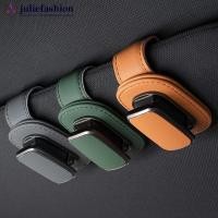 ราคา JULIEFASHION Super Fiber หนังรถแว่นตาผู้ถือคลิป Sun Visor แว่นตากันแดด Auto อุปกรณ์ตกแต่งภายใน O8T7 (41205333666)