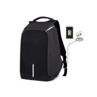 ราคา ของแท้ 100% กระเป๋าเป้นิรภัยแล็ปท็อป กันกรีด กันขโมย กันน้ำ Backpack +USB (M-202) (1236546267)