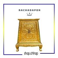 ราคา ส่งฟรี ++++ ตู้บริจาคทรงเอปิดทอง มี 2 ลาย เดินเส้น ติดกระจกสวยงาม (7013950136)