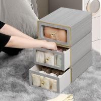 ราคา ชุดชั้นในขายส่งกล่องเก็บ Tidy-up Bra กางเกงขาสั้น Handy เครื่องมือ High-End ช่องชุดชั้นในถุงเท้าตู้เสื้อผ้า Three-in @ (45402506133)