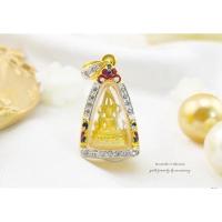 ราคา จี้พระพุทธชิราชประดับเพชรลงยาหุ้มทองคำแท้หนาพิเศษ (26463008480)
