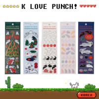 ราคา สติ๊กเกอร์ KBP x POV Apple Bunny (5 ประเภท) | คิตตี้บันนี่ คิตตี้ บันนี่ โพนี่ (44403380704)