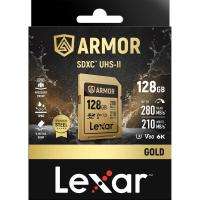 ราคา Lexar ARMOR GOLD SDXC 128GB UHS-II U3 V60 การ์ดหน่วยความจํา (43272520425)