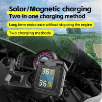 ราคา Motorcycle พลังงานแสงอาทิตย์ TPMS มอนิเตอร์แรงดันลมยางพลังงานแสงอาทิตย์พร้อมเซ็นเซอร์ภายนอก 2 ตัว (40564122790)