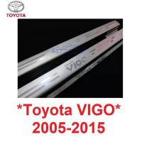 ราคา ชายบันได รุ่น 2ประตูแคป Toyota Hilux Vigo Champ 2005 - 2014 โตโยต้า วีโก้ วีโก้แชมป์ กันรอย บันได ประตู (17471271867)