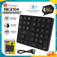 ราคา NUBWO NKB-104 WIRELESS NUMERIC KEYPAD รับประกัน 1ปี (23258668599)